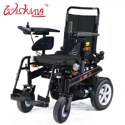 威之群电动代步车中老年残疾人带棚双人座四轮助力车轮椅车4031B