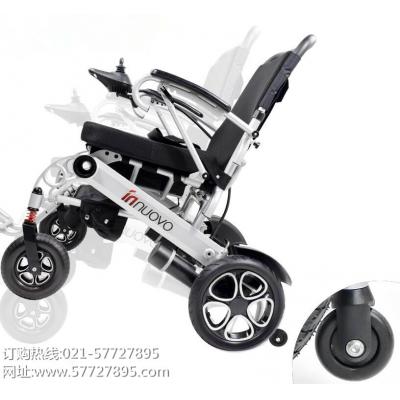 英洛华5521铝合金电动轮椅车老年人可折叠轻便四轮代步车锂电池智能轮椅